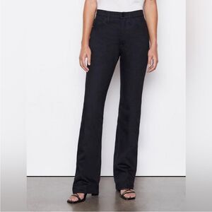 Frame Denim Black Flare Jeans